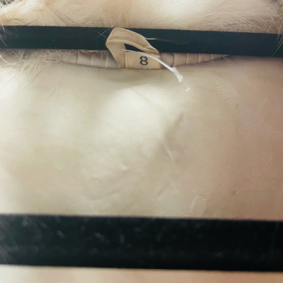 Authentic blue silver fox fur coat jacket mint condition size 8 - Picture 6 of 9